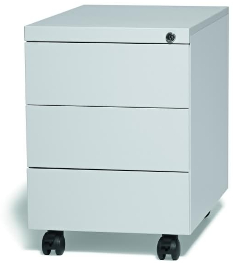 Soennecken Rollcontainer 3xSchub 39x55x59cm lichtgrau Bild 1