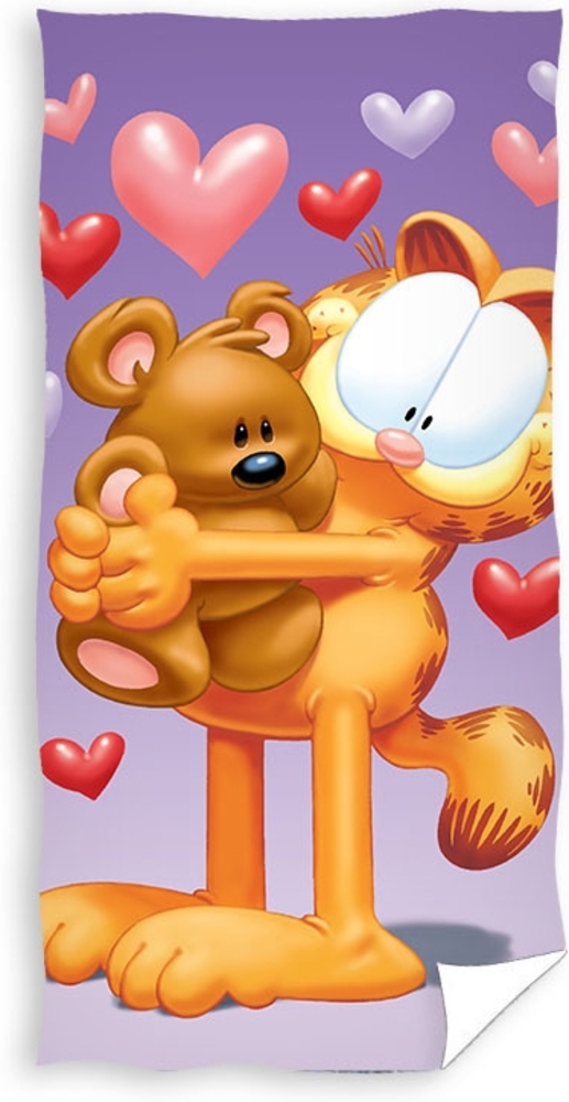 Garfield Badetuch Handtuch Strandtuch GAR235016 70 x 140 cm Bild 1