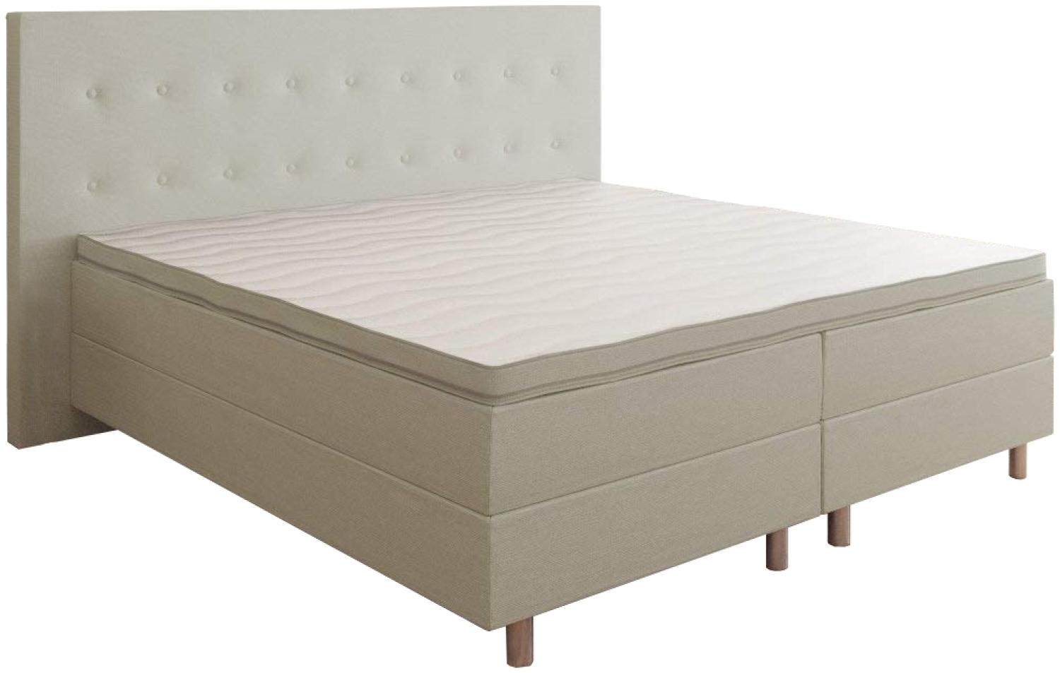 Best For You Boxspringbett Neo First Class Bett Polsterbett Beige Viele Größen 100x200 Bild 1