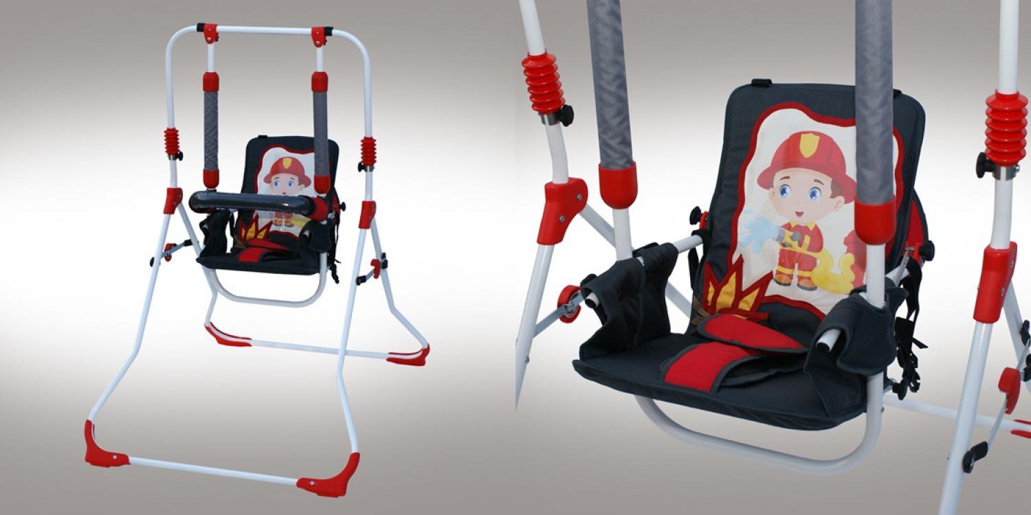 Schaukel für Kinder, Zimmerschaukel, Babyschaukel, Kinderschaukel Clamaro Swing Feuerwehrmann Bild 1