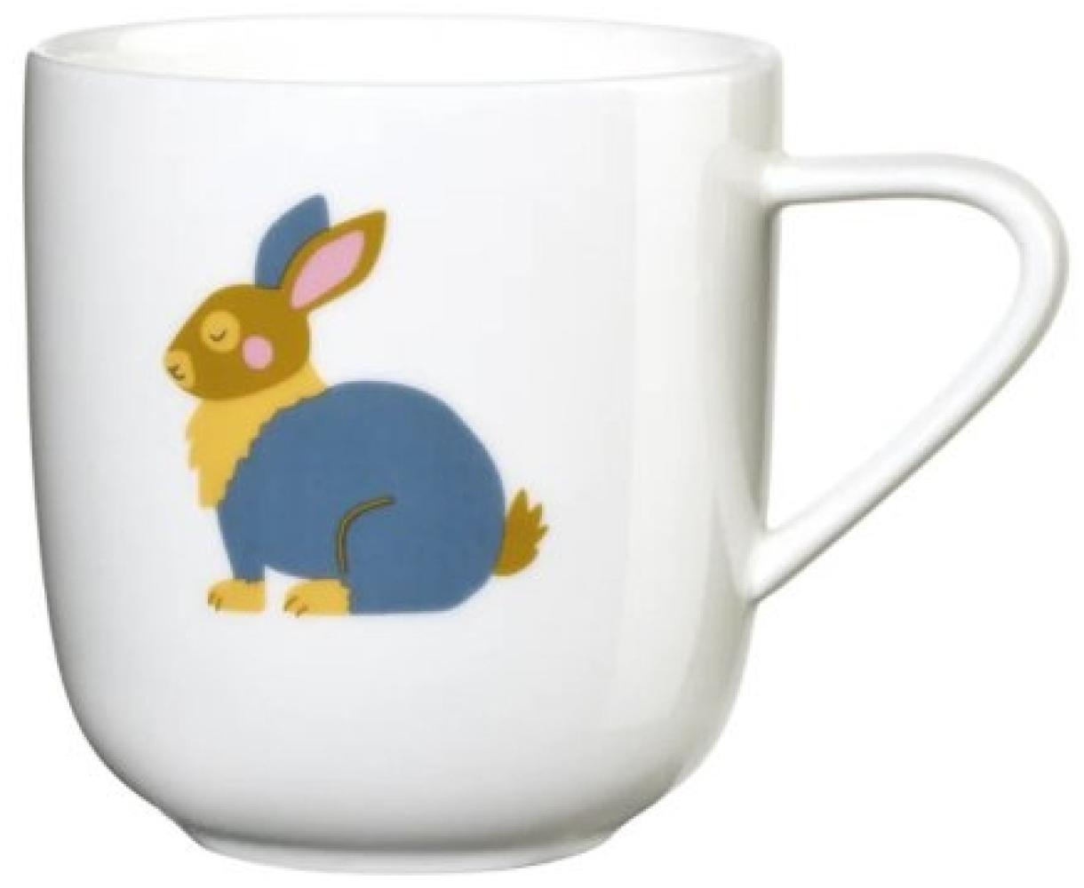 ASA Selection kids Henkelbecher Kaninchen Karla, Henkel Becher, Tasse, Teetasse, Fine Bone China, Weiß Glänzend, 250 ml, 38067314 Bild 1