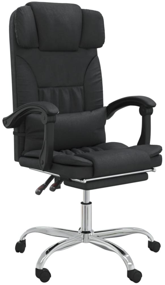vidaXL Bürostuhl mit Massagefunktion Schwarz Kunstleder, Drehbar [349743] Bild 1