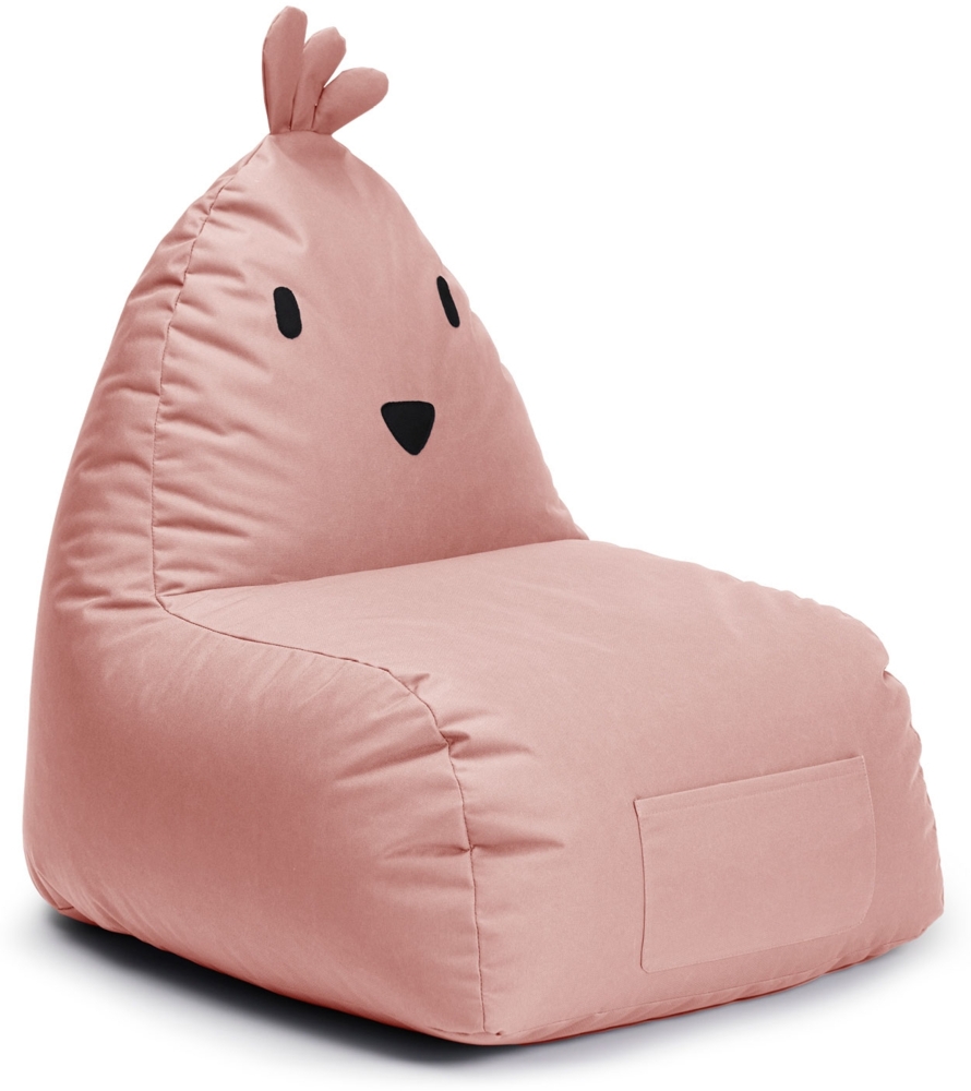 LUMALAND Kindersitzsack Animal Line Chick (200 L) - indoor & outdoor - Pastell Pink Bild 1