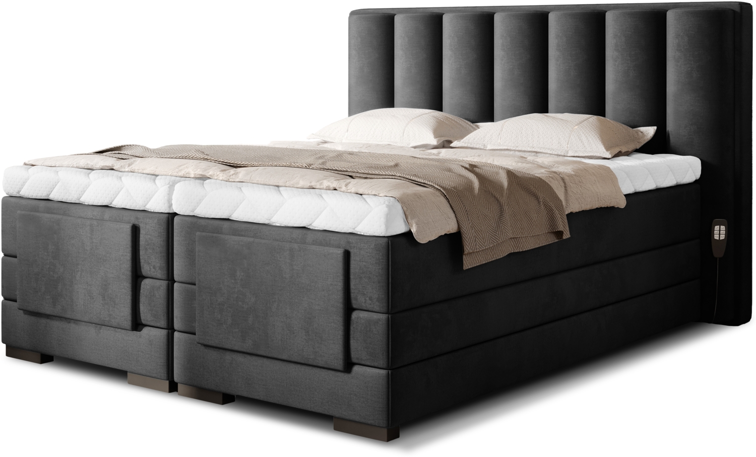 Eltap Veros Elektrischen Bett (Nube 6) 140x200 Holzrahmen Bild 1