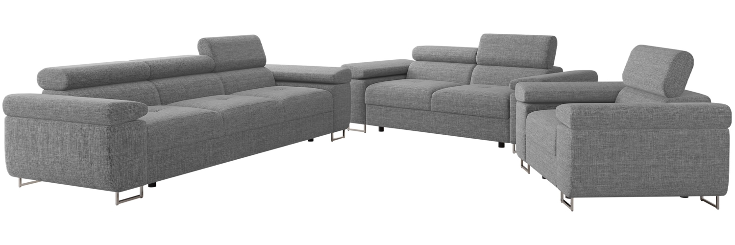 Sofa Set Torezio 3+2+1 mit Einstellbare Kopfstützen (Lux 05) Bild 1