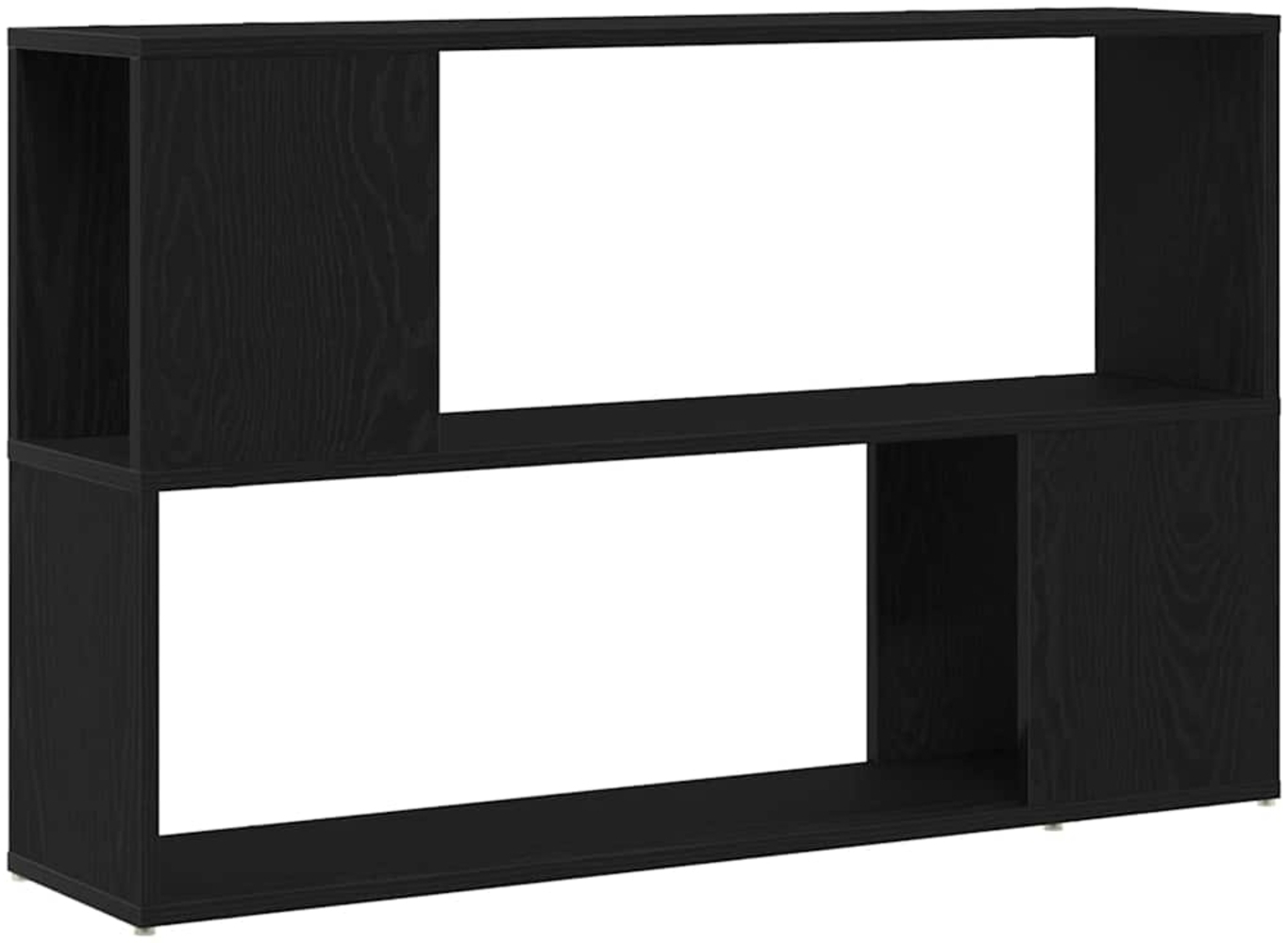 vidaXL TV-Schrankset Schwarz 100 x 24 x 63 cm Holzwerkstoff 863156 Bild 1