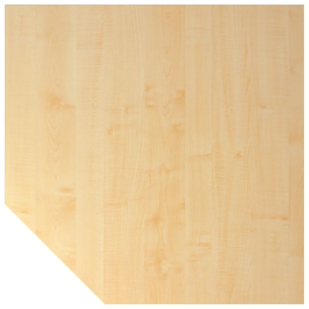 Verkettungsplatte trapezförmig, Stützfuß, eckig Ahorn Bild 1