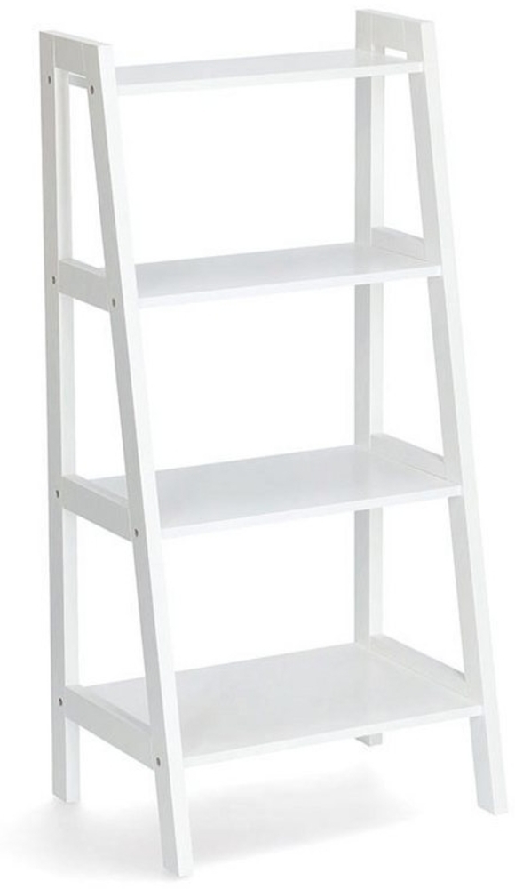 Zeller Present Standregal Standregal m. 4 Ablagen, MDF, weiß, ca. 43 x 32 x 90 cm Bild 1