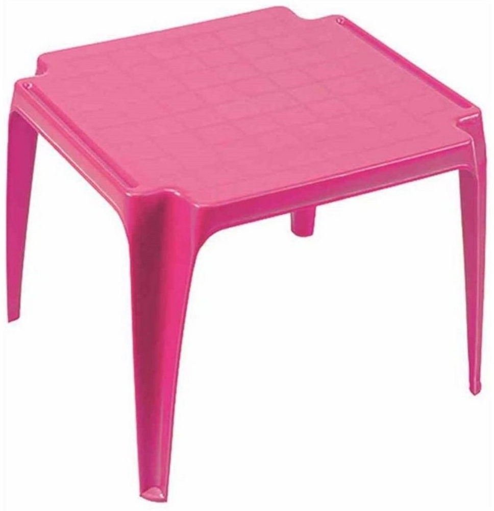 Progarden Kinder-Stapeltisch 50x50 cm, Höhe 44 cm, quadratisch, pink Bild 1