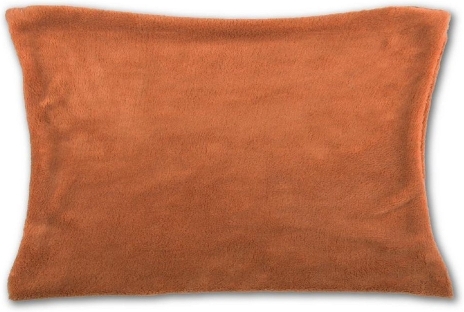Kissenhülle Kuschel 40x60cm Kissenbezug Dekokissen Auswahl: terracotta - ochre ohne Füllung Bild 1