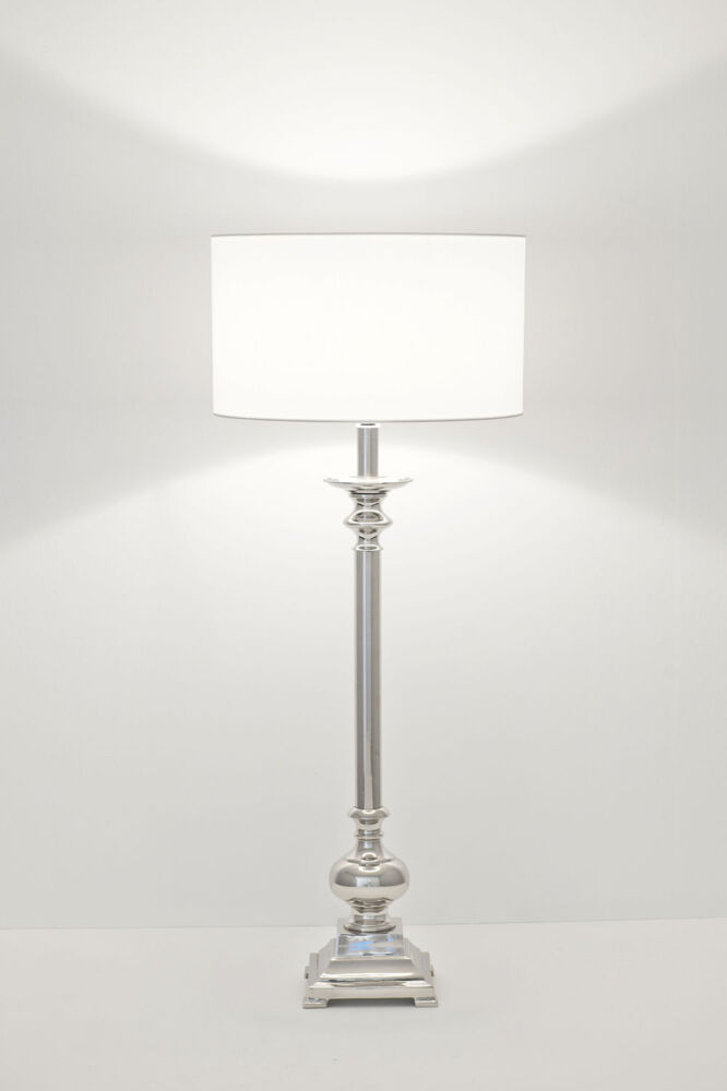 Holländer Tischleuchte 1-Flammig New York Sky Schirm weiß Bild 1