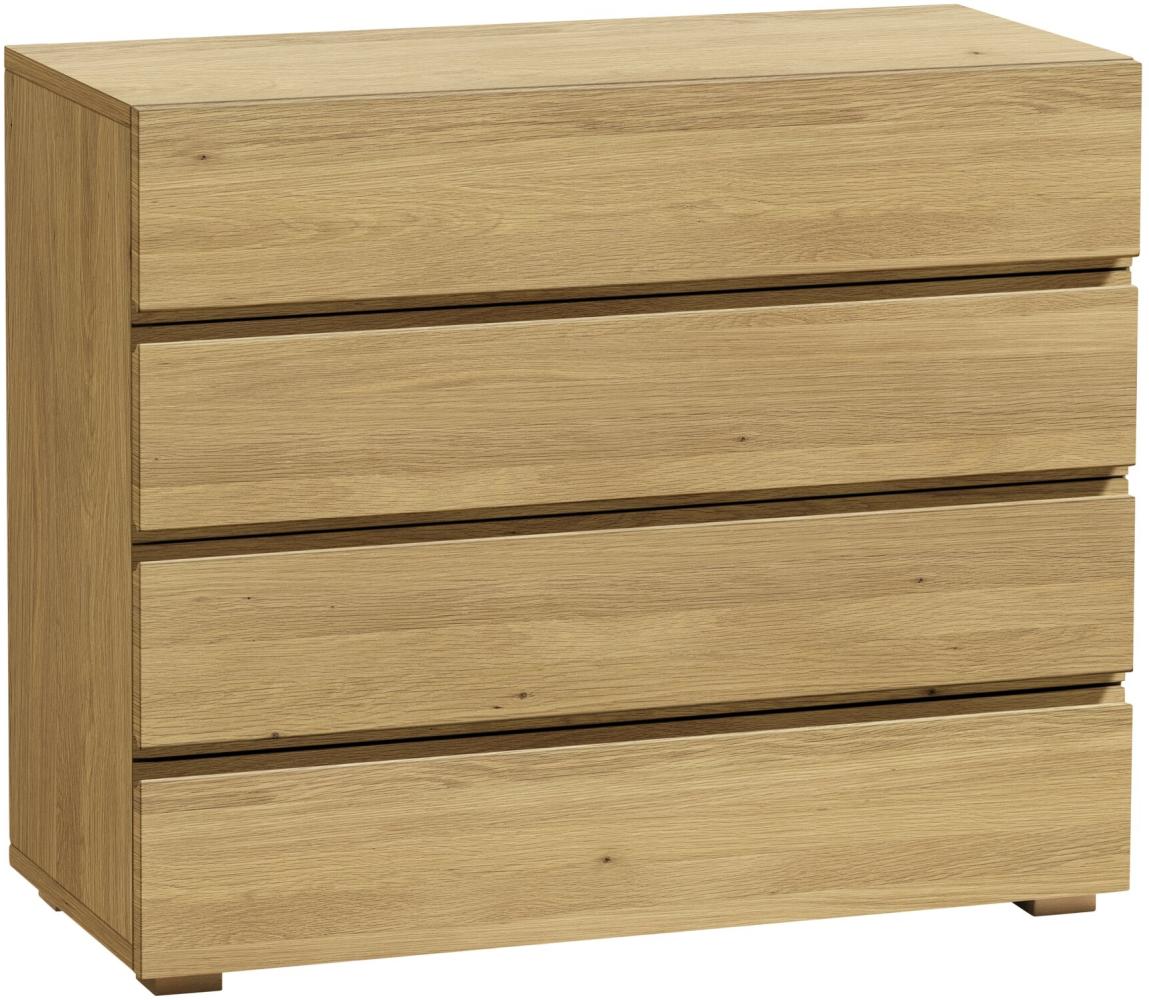 Woodline Kommoden braun Eiche Massivholz Bild 1