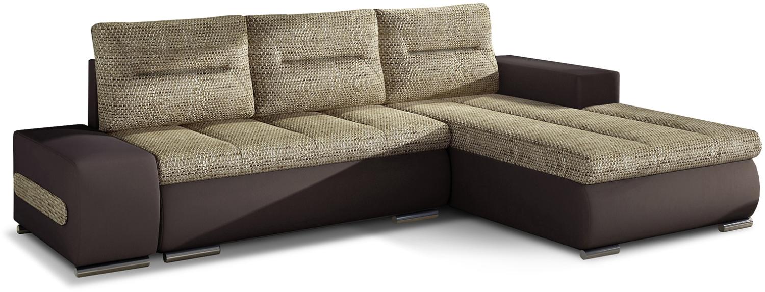 Ottavio, Ecksofa, Eckcouch, Beige Bild 1