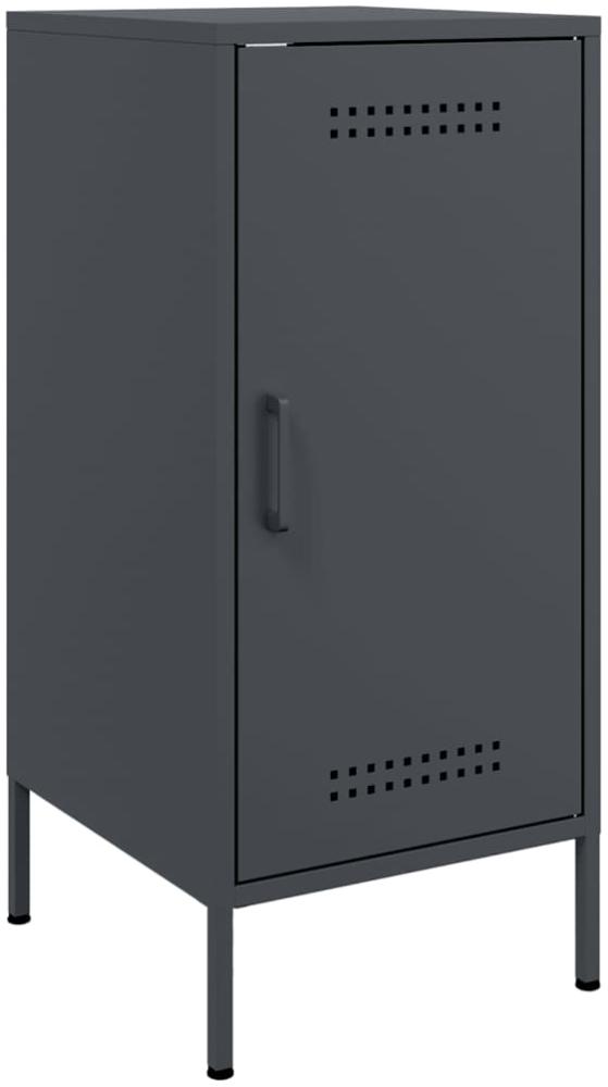 vidaXL Sideboard Anthrazit 36x39x79 cm Stahl 843016 Bild 1