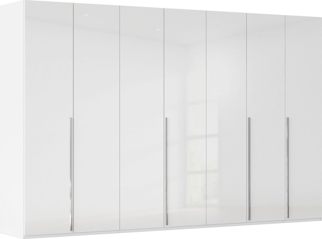 rauch Drehtürenschrank Kleiderschrank Schrank Garderobe Wäscheschrank BESTSELLER MONTCLAR (3 Ausstattungen BASIC/CLASSIC/PREMIUM, Breiten 201/251/301/350/400 cm) Front in Glas/Hochglanz/Dekor/Grauspiegel in 5 Breiten MADE IN GERMANY Bild 1