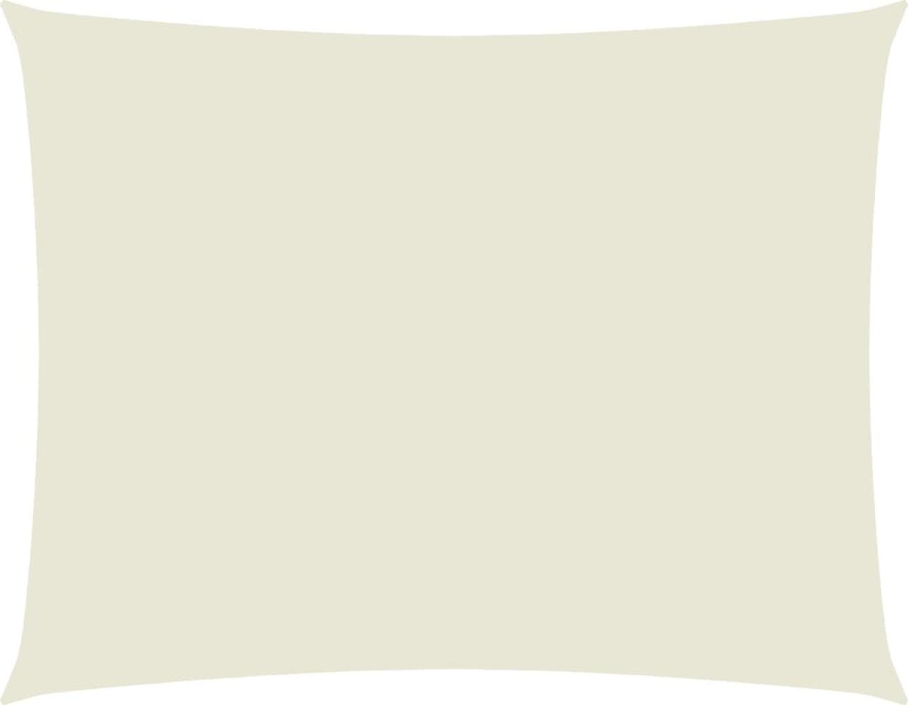 vidaXL Sonnensegel Oxford-Gewebe Rechteckig 3,5x4,5 m Creme 135214 Bild 1