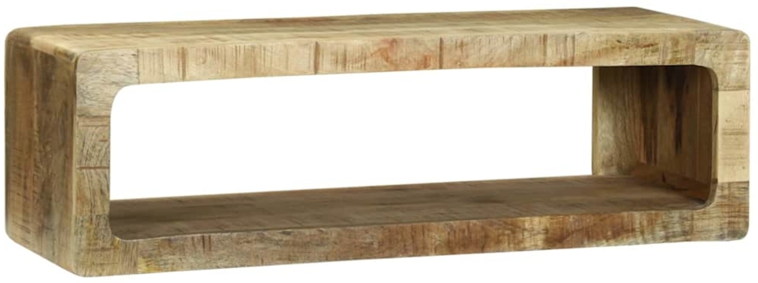 vidaXL TV-Schrank mit Regal mit Speicher Braun Massivholz Mango 4104535 Bild 1