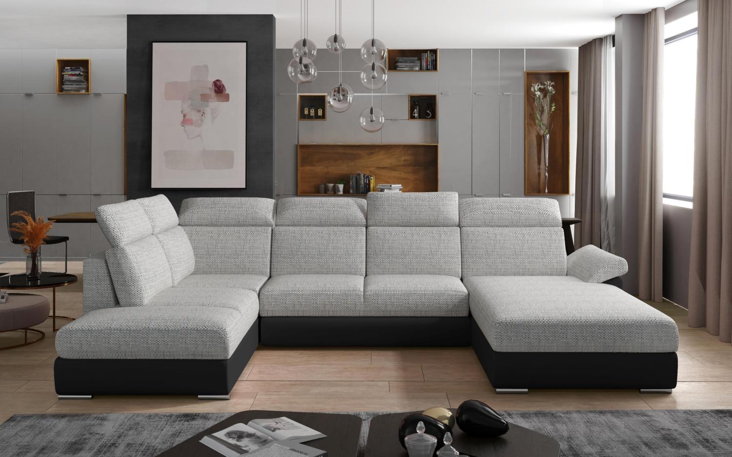 Wohnideebilder Evanell Grau Ecksofas & Eckcouches Evl_35 Bild 1