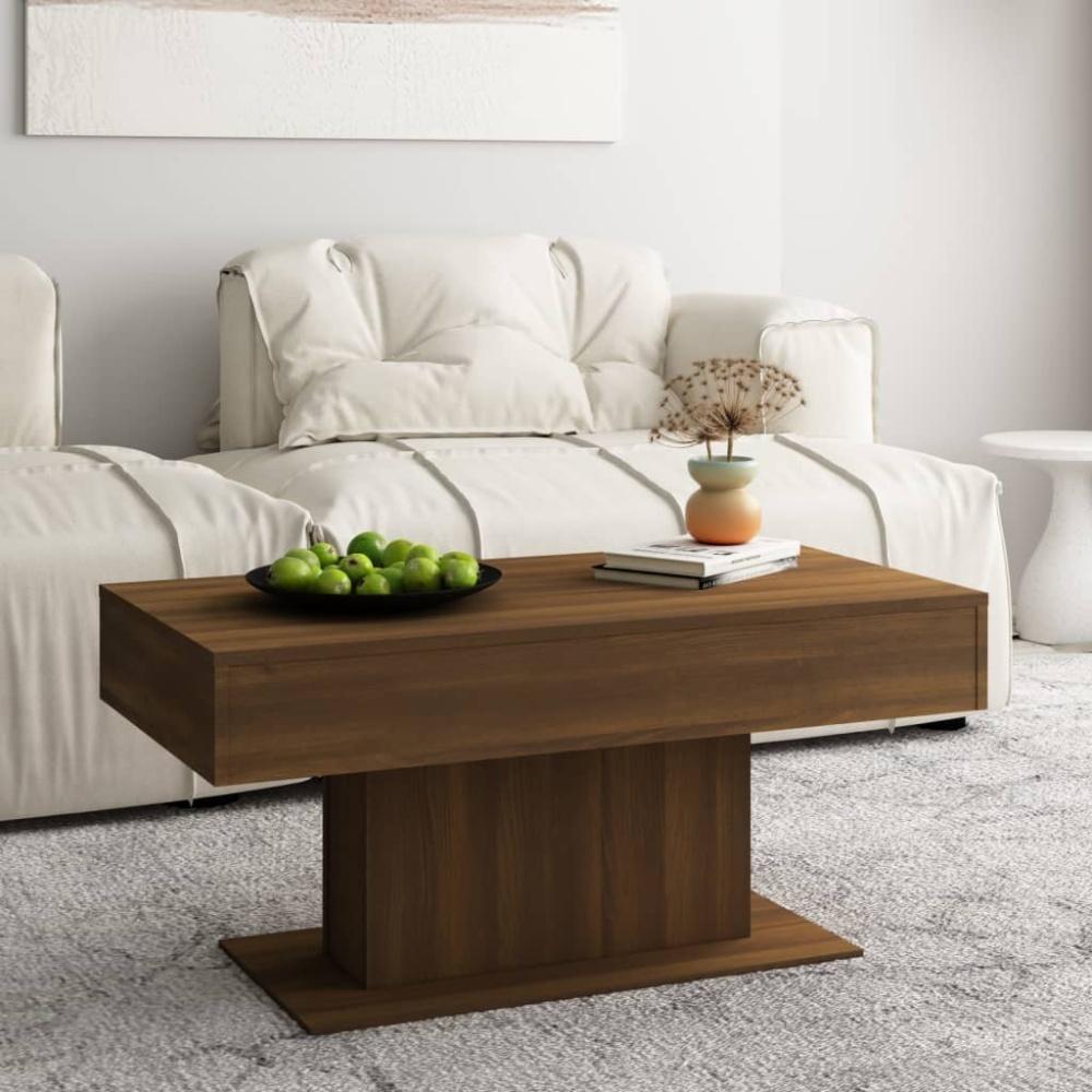 vidaXL Couchtisch Braun Eichen-Optik 96x50x45 cm Holzwerkstoff 815836 Bild 1