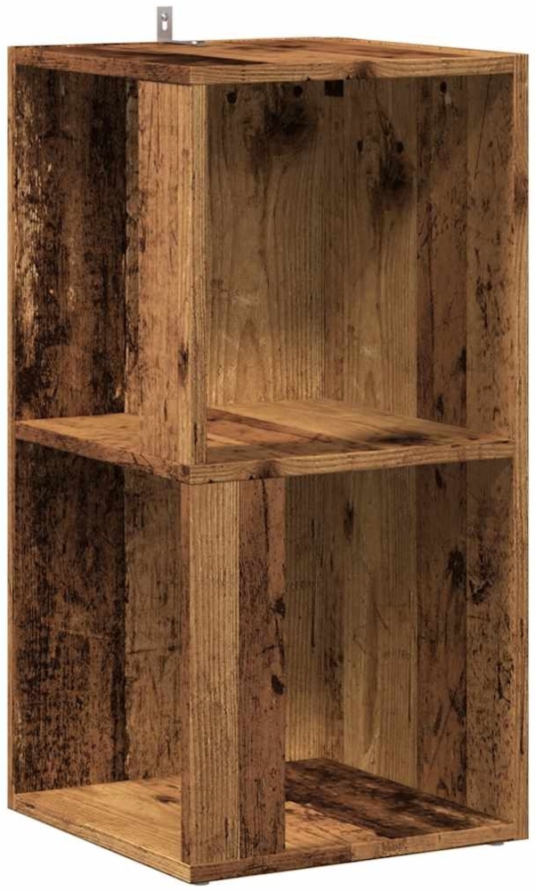 vidaXL Eckregal Altholz-Optik 33x33x67 cm Holzwerkstoff 856718 Bild 1