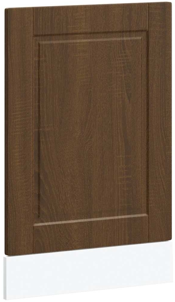 vidaXL Geschirrspülerblende Porto Braun Eichen-Optik 45x1,5x67 cm 854134 Bild 1