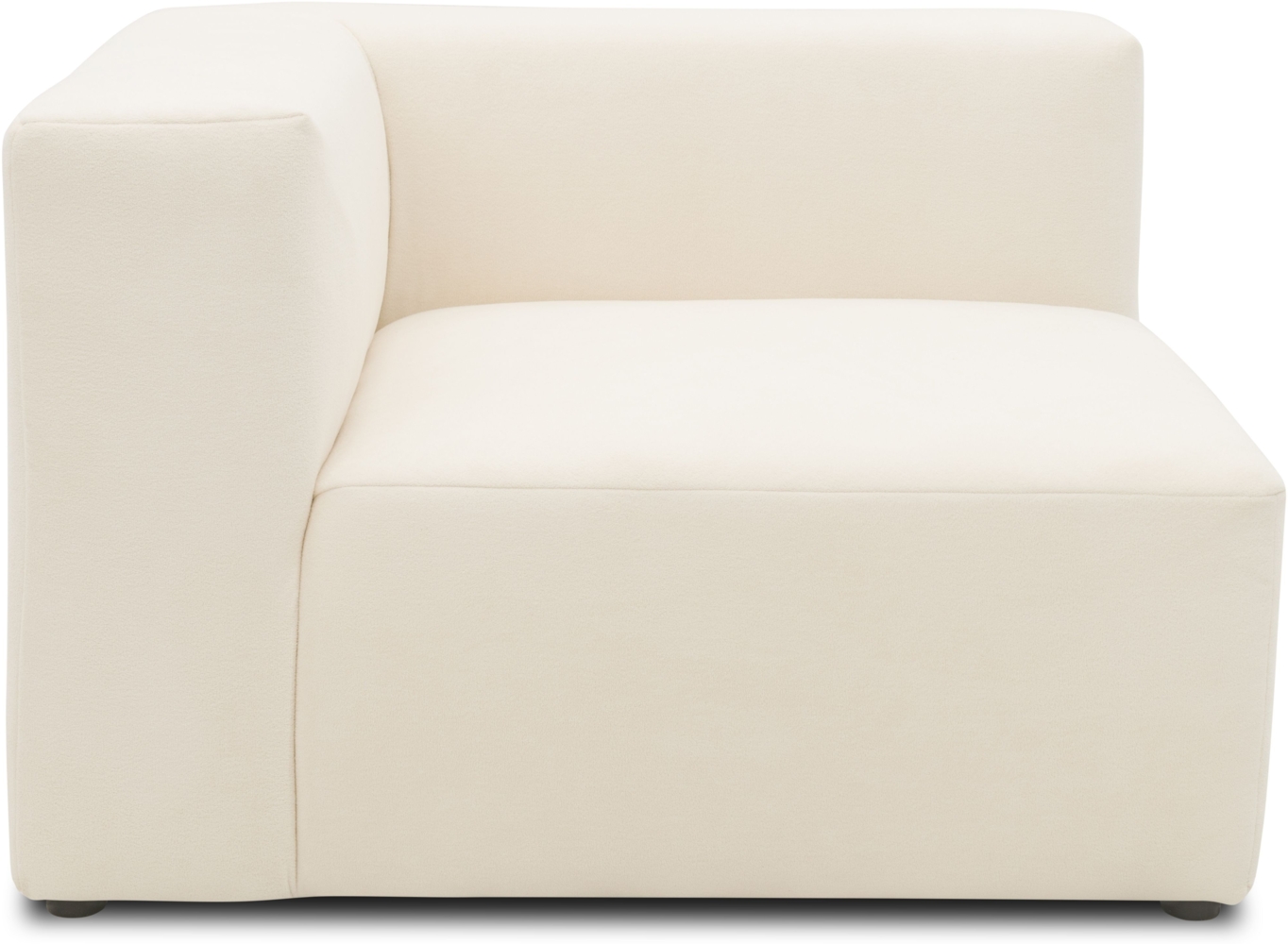 DOMO. collection Ecksessel 800013, Sessel, quadratisch mit gepolsterte Rückenlehne, Modul-Element, Sofa, Polsterecke, Eckcouch, Polstergarnitur 108 x 108 x 69 (BxTxH), natur Bild 1