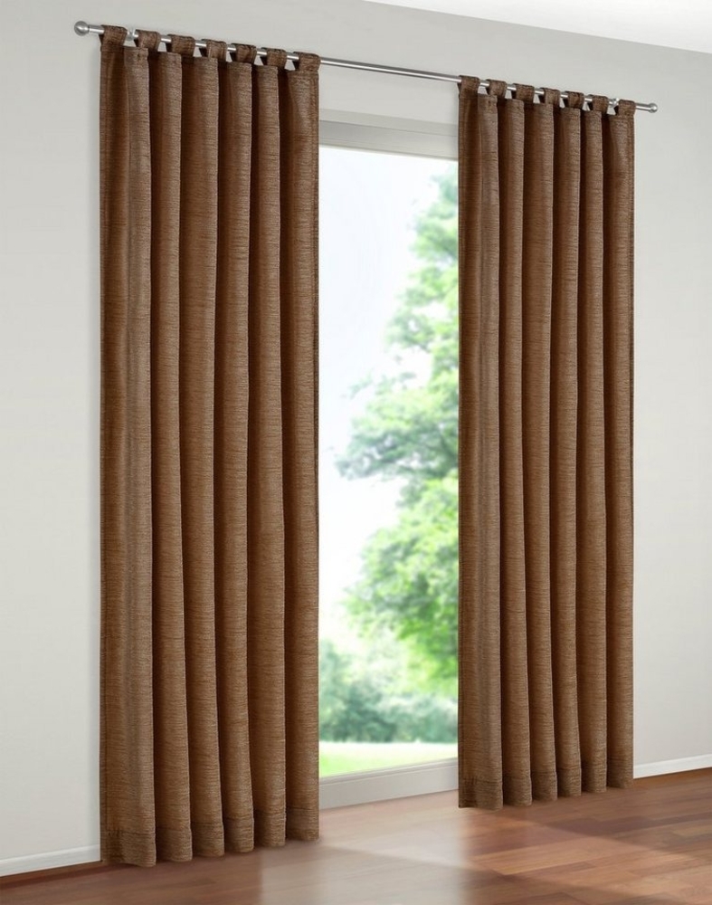 Wirth Vorhang Trondheim 328 g/m² (1 St), Schlaufen, blickdicht, Chenille Bild 1