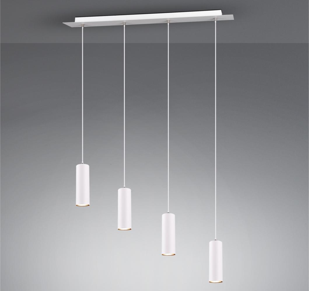 TRIO Leuchten LED Pendelleuchte, Dimmfunktion, LED wechselbar, Warmweiß, modern, mehrflammig hängend über Kochinsel & Kücheninsel, Breite 75cm Bild 1