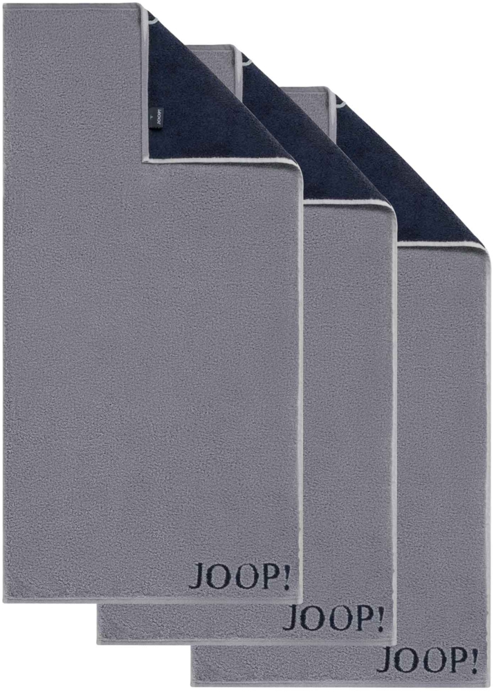 JOOP! Handtuch Classic / Infinity Kollektion, 3er Pack - Walkfrottier Denim 50x100cm Bild 1