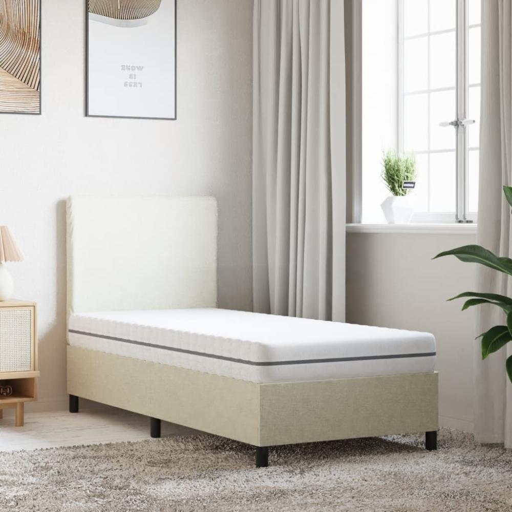 vidaXL Matratze Schaumstoff Mittelweich 90x200 cm 373044 Bild 1