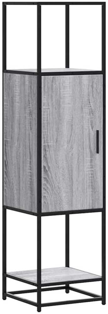 vidaXL Highboard Grau Sonoma 35,5x35x139 cm Holzwerkstoff und Metall 849037 Bild 1
