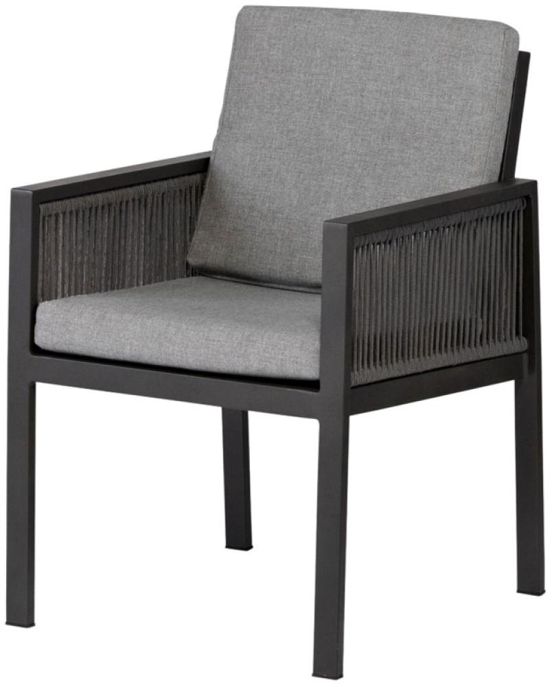Stuhl Sydney - Aluminium/Seil Anthracite Bild 1