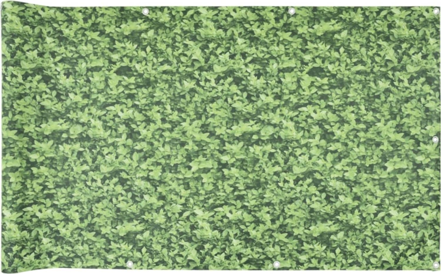 vidaXL Balkon-Sichtschutz Pflanzen-Optik Grün 700x75 cm PVC 4005408 Bild 1