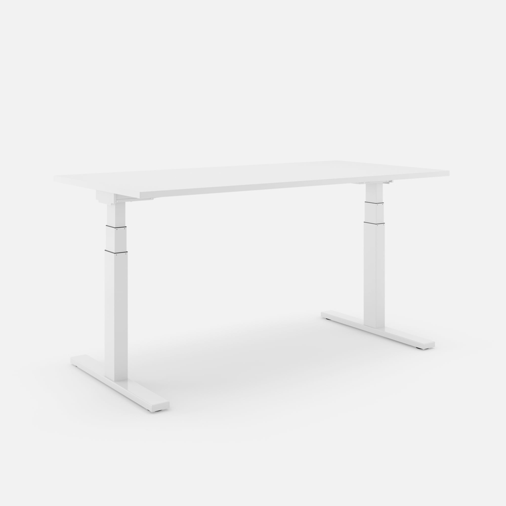 SLS 670 PRO Schreibtisch - 180 , Weiß , Weiß Bild 1