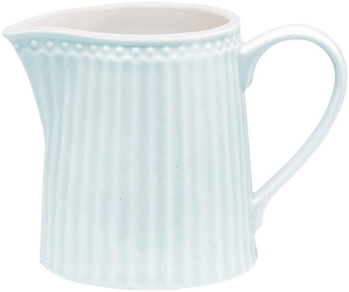 Greengate Milchkännchen Alice Pale Blue Steingut Blau Bild 1