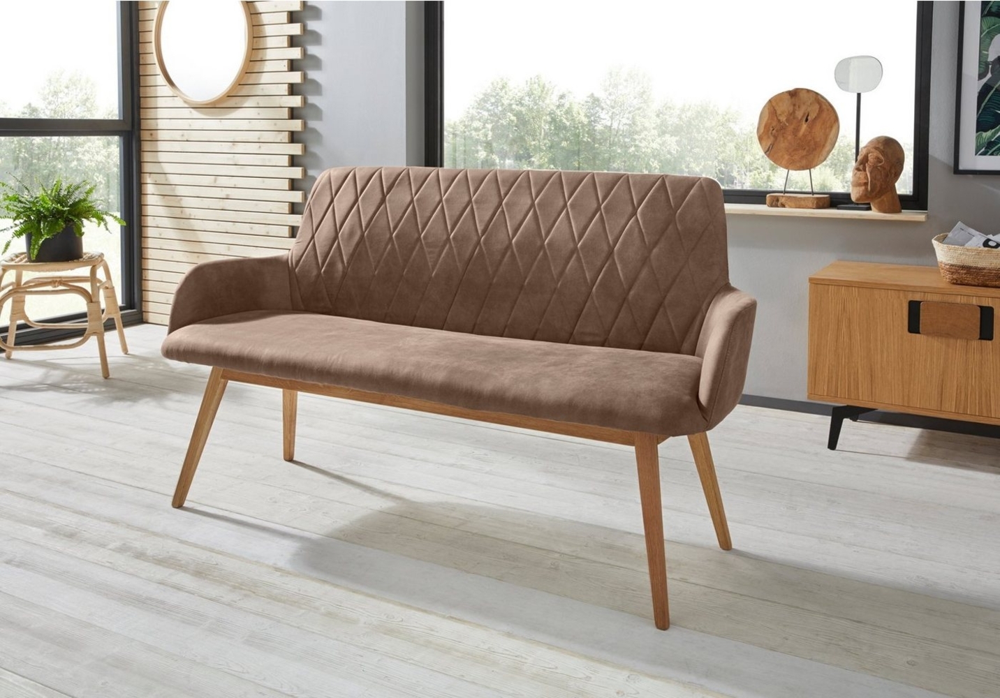 Home affaire Sitzbank Brest, Schuhbank, Garderobenbank, Bank Breite 160 cm Bild 1