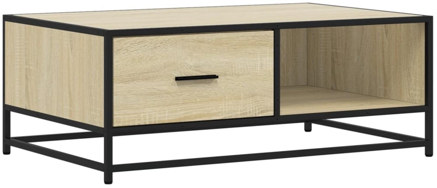 vidaXL Couchtisch Sonoma-Eiche 90x57x35 cm Holzwerkstoff und Metall 848755 Bild 1