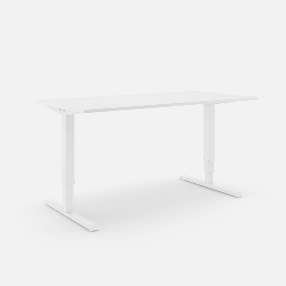 Steelforce 400 Schreibtisch - 180 , Weiß , Weiß Bild 1