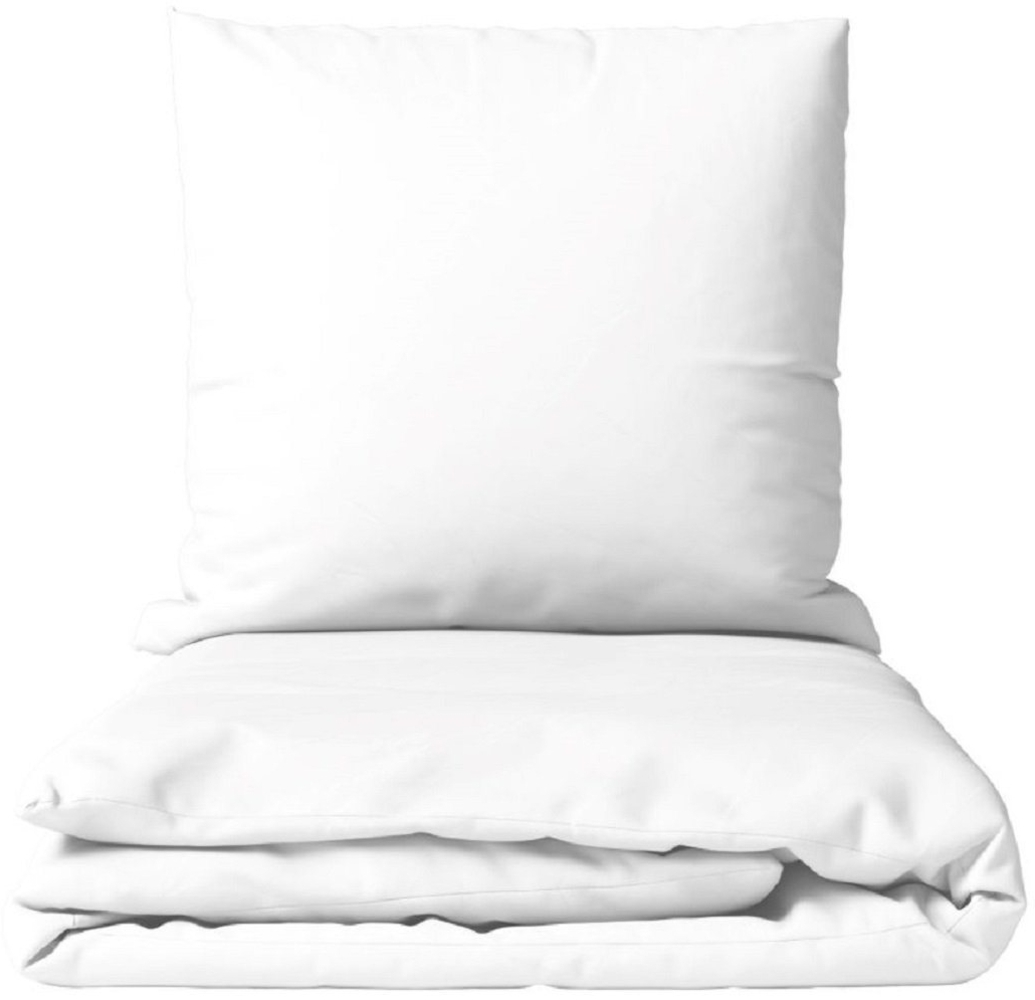 Leonado Vicenti Bettwäsche Baumwolle 135x200, 155x200, 155x220, 200x200, 200x220 oder 240x220, Renforcé, 2 teilig, Einfarbig mit Reißverschluss Bild 1