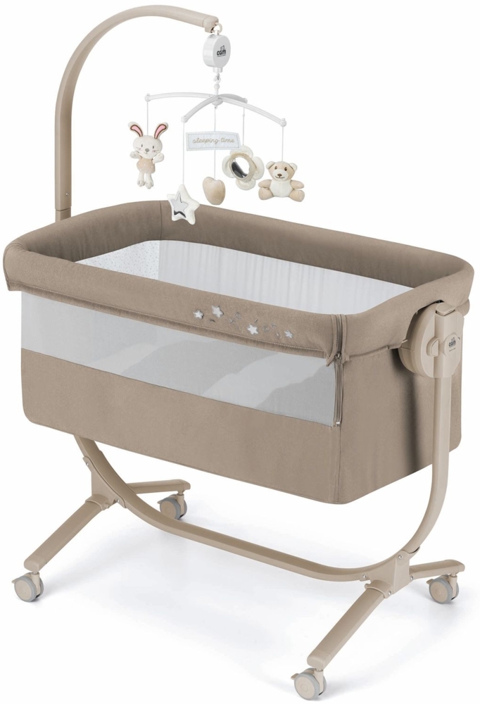 CAM Baby Beistellbett Cullami | für 0-9 kg | Braun | 8-fach höhenverstellbar Bild 1