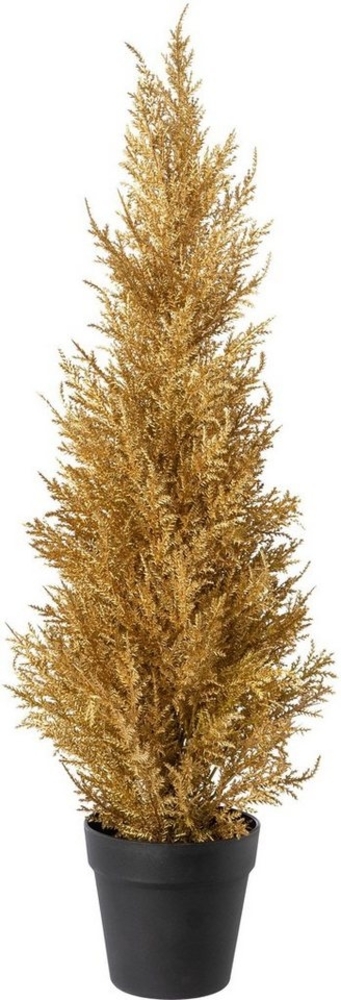 Creativ green Künstlicher Weihnachtsbaum, mit goldener Farbgebung Bild 1