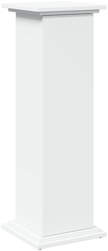 vidaXL Postament mit Stauraum, Holzwerkstoff, Weiß, 31 x 30 x 90 cm Bild 1