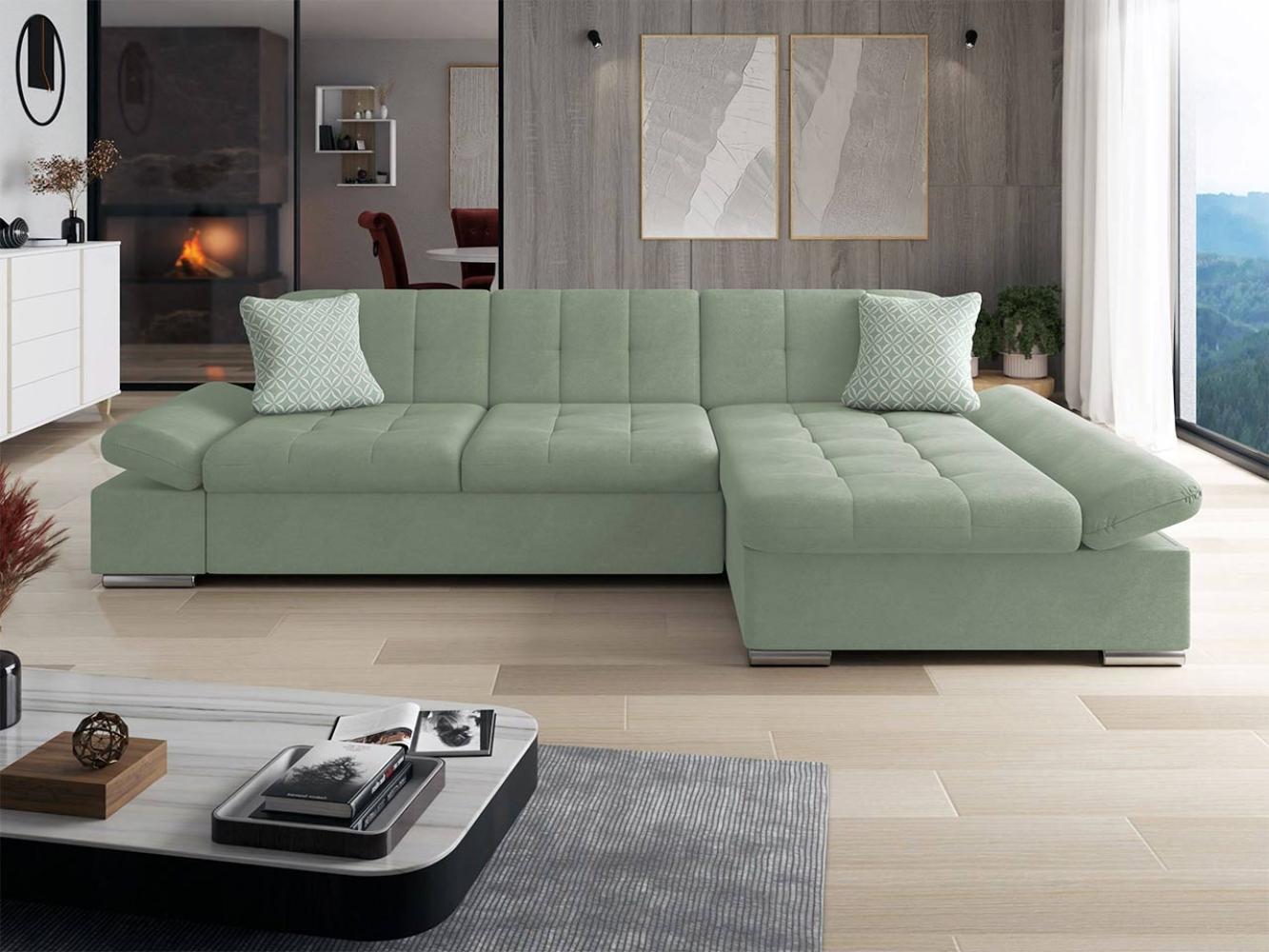 Ecksofa Malwi, Seite: Rechts, Farbe: Uttario Velvet 2954 + Uttario Velvet 2954 + Evo 29 Bild 1