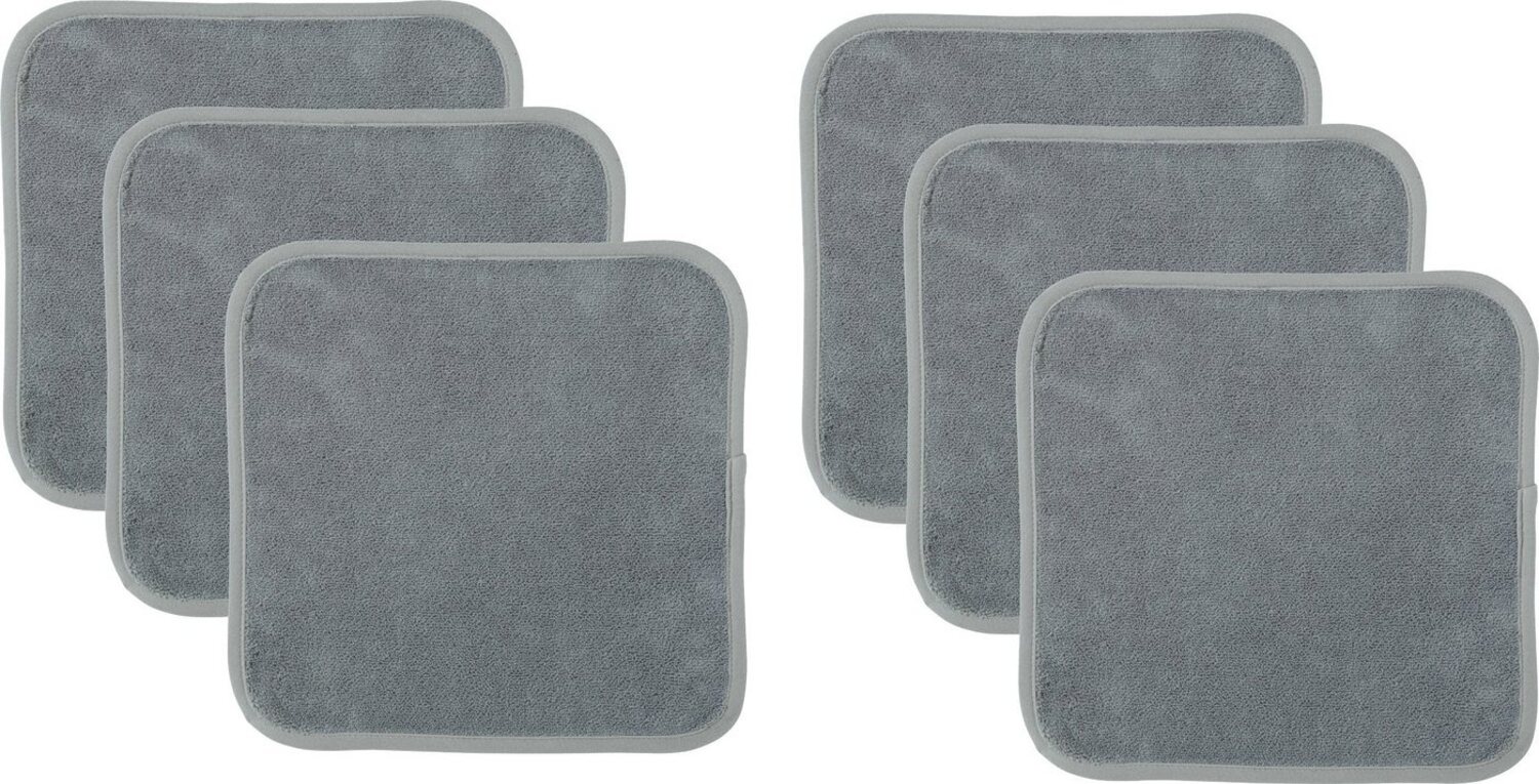 Erwin Müller Seiftuch Abschminktuch 6er-Pack, Microfaser, Microfaser Uni Bild 1