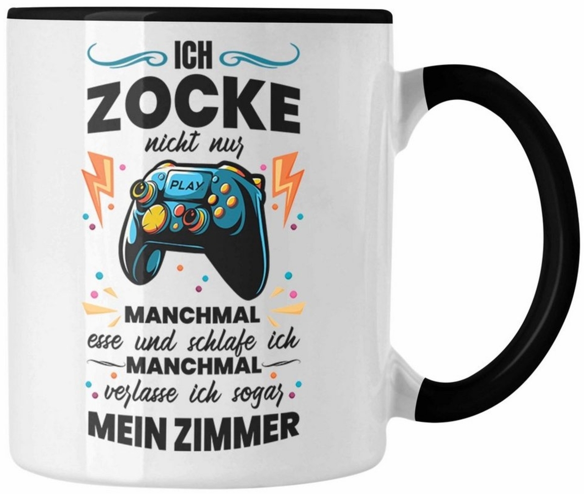 Trendation Tasse Trendation - Lustige Gamer Tasse Ich Zocke Nicht Nur Geschenk Zocker L Bild 1