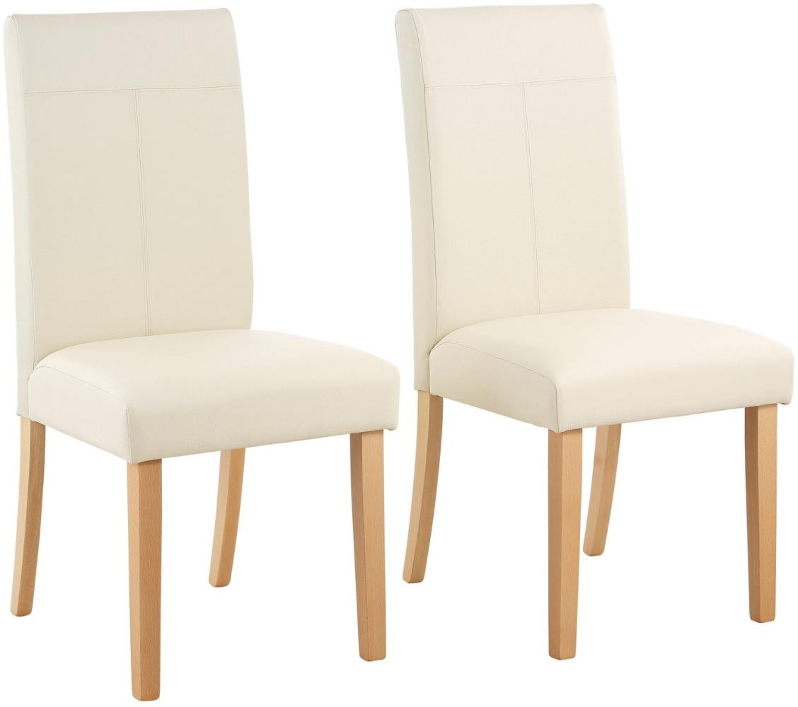 Home affaire Esszimmerstuhl Rubin Polsterstuhl Bestseller (Set, 2 St), Im 2er, 4er oder 6er-Set, mit honigfarbenen oder dunkelbraunen Beinen Bild 1