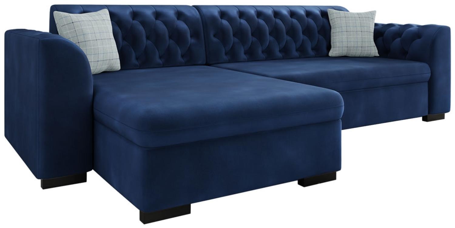 Ecksofa Lerito (Magic Velvet 2216 + Senegal 818, Seite: Links) Bild 1