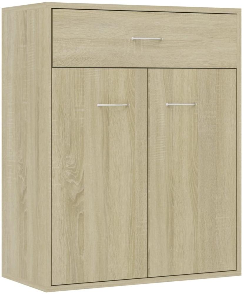 vidaXL Sideboard Sonoma-Eiche 60 x 30 x 75 cm Spanplatte [800714] Bild 1