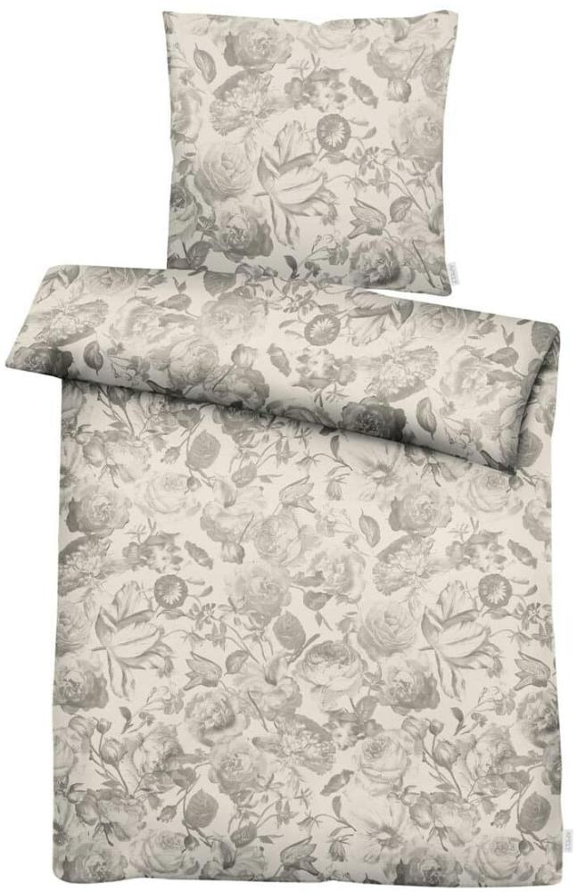 Apelt Mako-Satin Bettwäsche Lela taupe|160x210 cm + 65x100 cm Bild 1