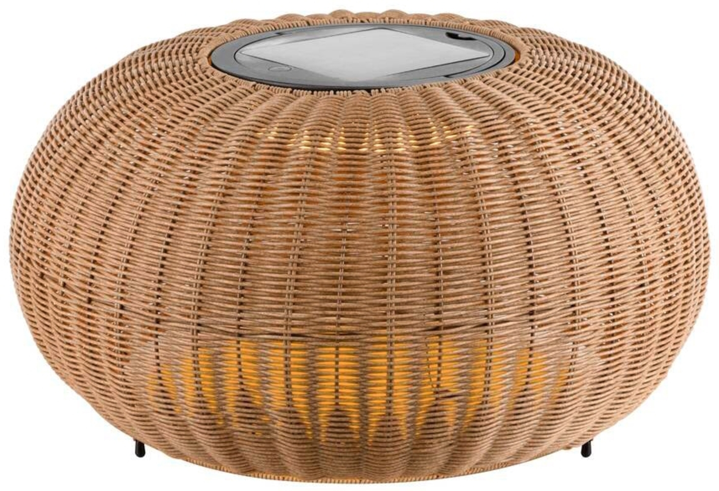 SLV ADEGAN, Outdoor Stehleuchte, flat, Solar, 2200 K, IP65, braun - Stand-, Wand- und Deckenleuchten (Outdoor) Bild 1